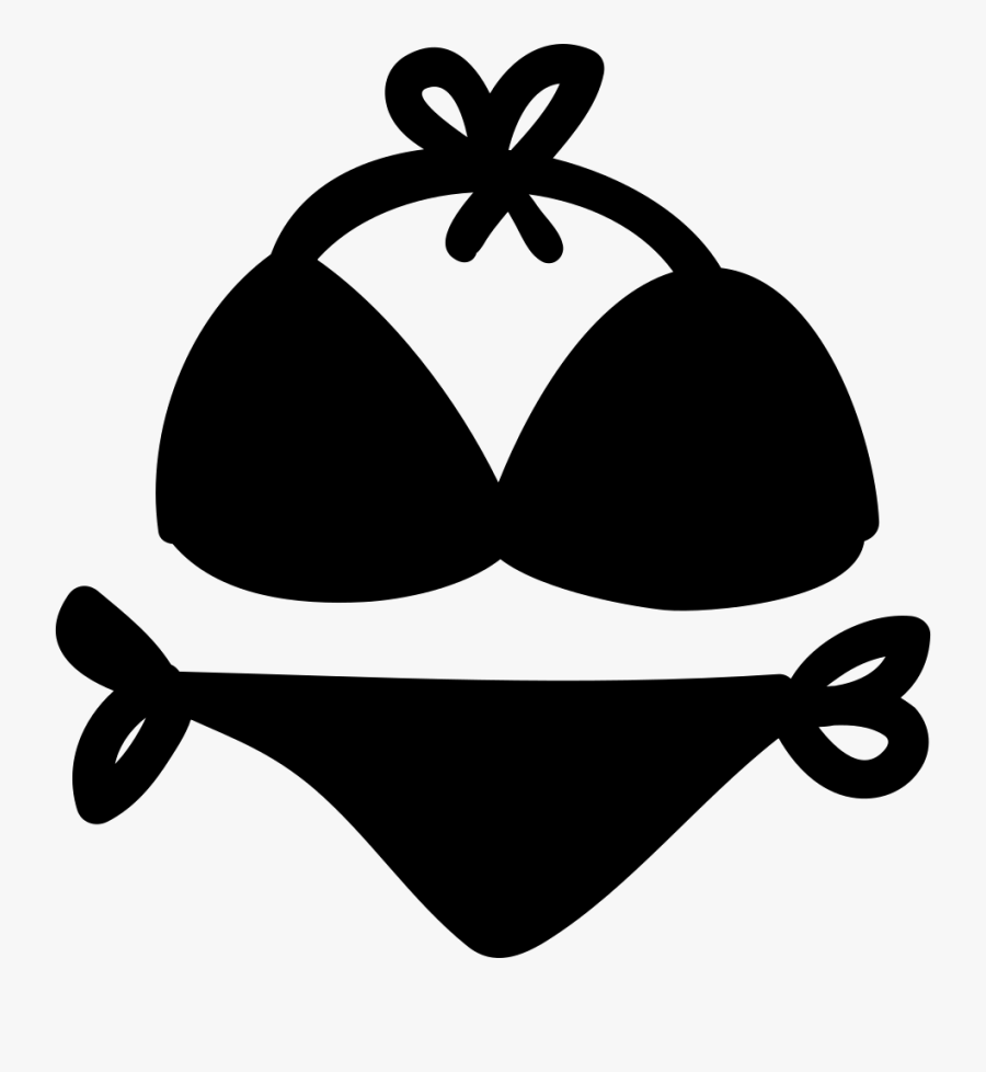 Bikini Handmade Symbol Svg Png Icon Free Download - Bikini Clipart Black And White, Transparent Clipart