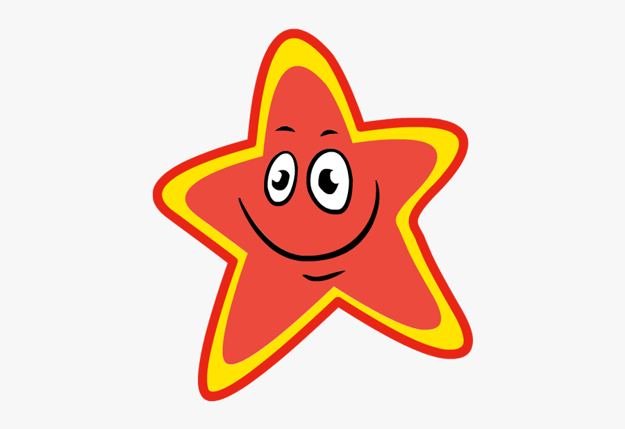 Star Clipart Teacher - Happy Red Star Clipart, Transparent Clipart