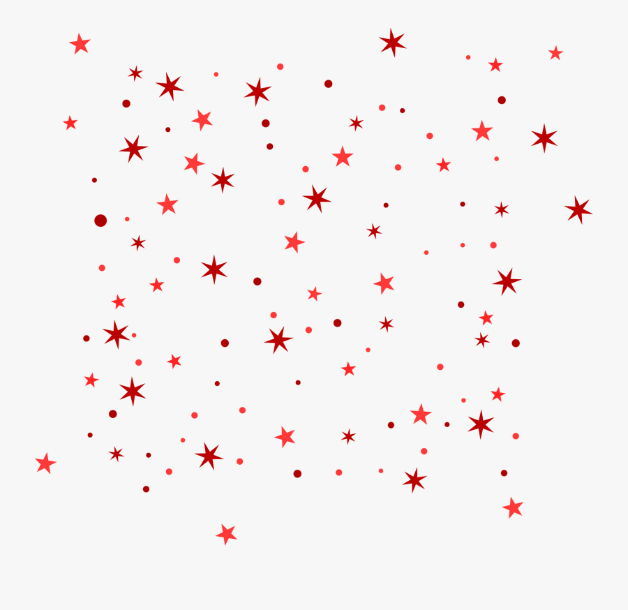 Red Stars Transparent Background, Transparent Clipart