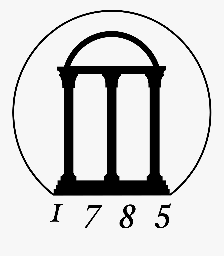 Savannah State University Georgia Bulldogs Football - University Of Georgia Arch Logo, Transparent Clipart