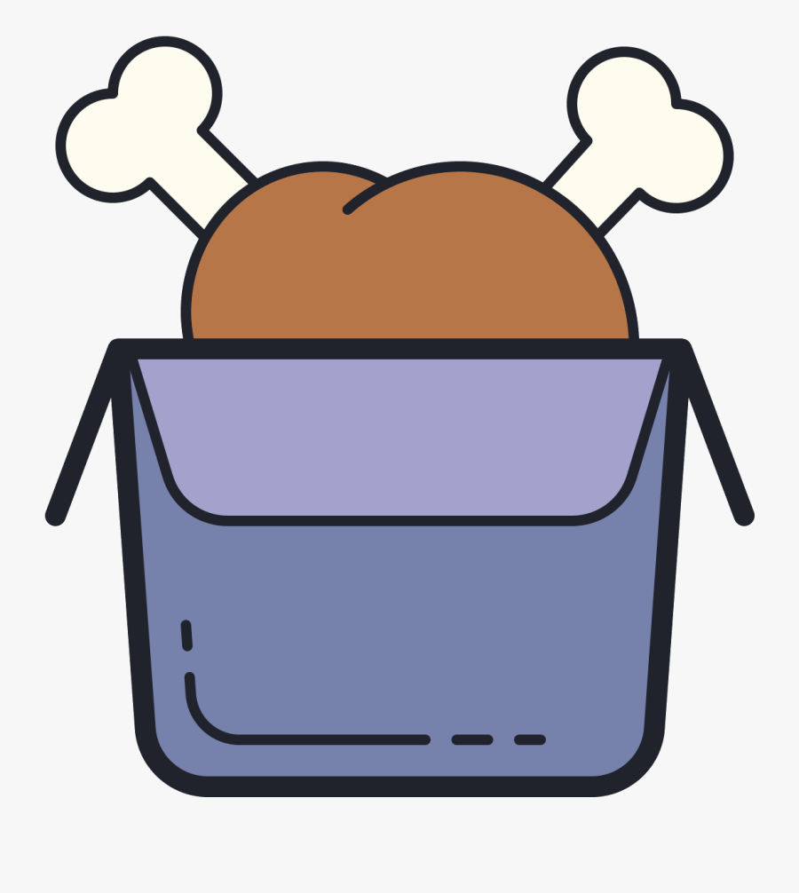 Fried Chicken Icon - Luffy One Piece Symbol, Transparent Clipart