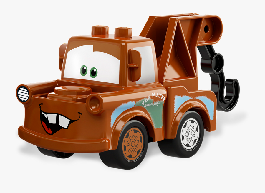 Mcqueen Clipart Tow Mater - Lego Duplo Cars 2 Mater, Transparent Clipart