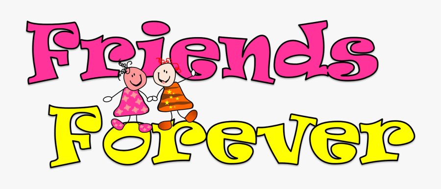 Graphic Free Friends Word Clipart - Clipart Pic Of Friendship, Transparent Clipart