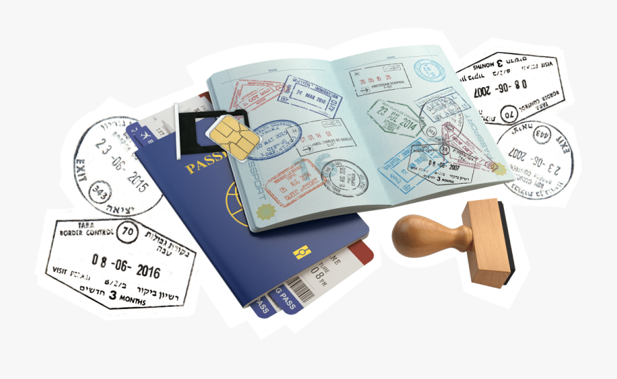 Sim4life Plan - Italy Passport Stamp , Free Transparent Clipart ...