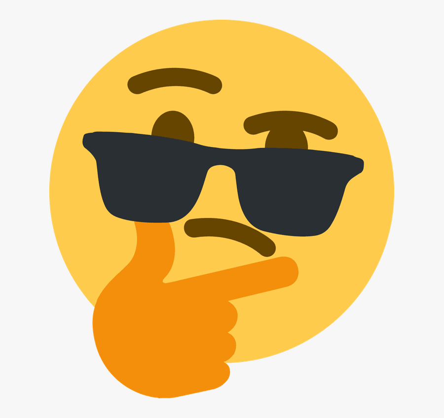 Sunglasses Emoji Clipart Png Format - Funny Discord Emojis Transparent, Transparent Clipart