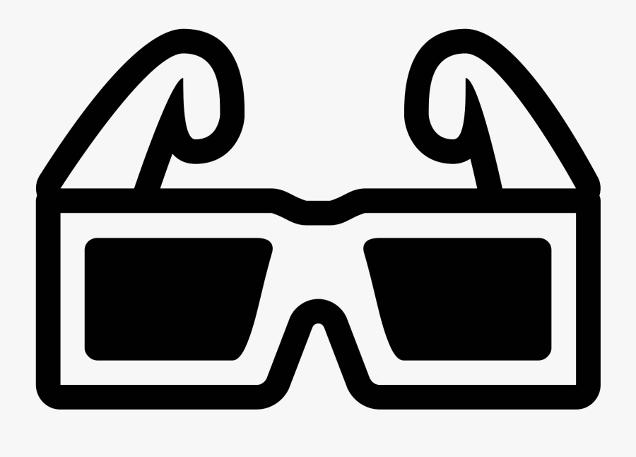 Flags Clipart Sunglasses - 3d Glasses Icon Vector, Transparent Clipart