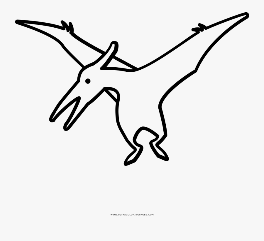 Trendy Pterodactyl Coloring Page Ultra Pages Free Dinosaur - Dinosaur Coloring Pages Pterodactyl, Transparent Clipart