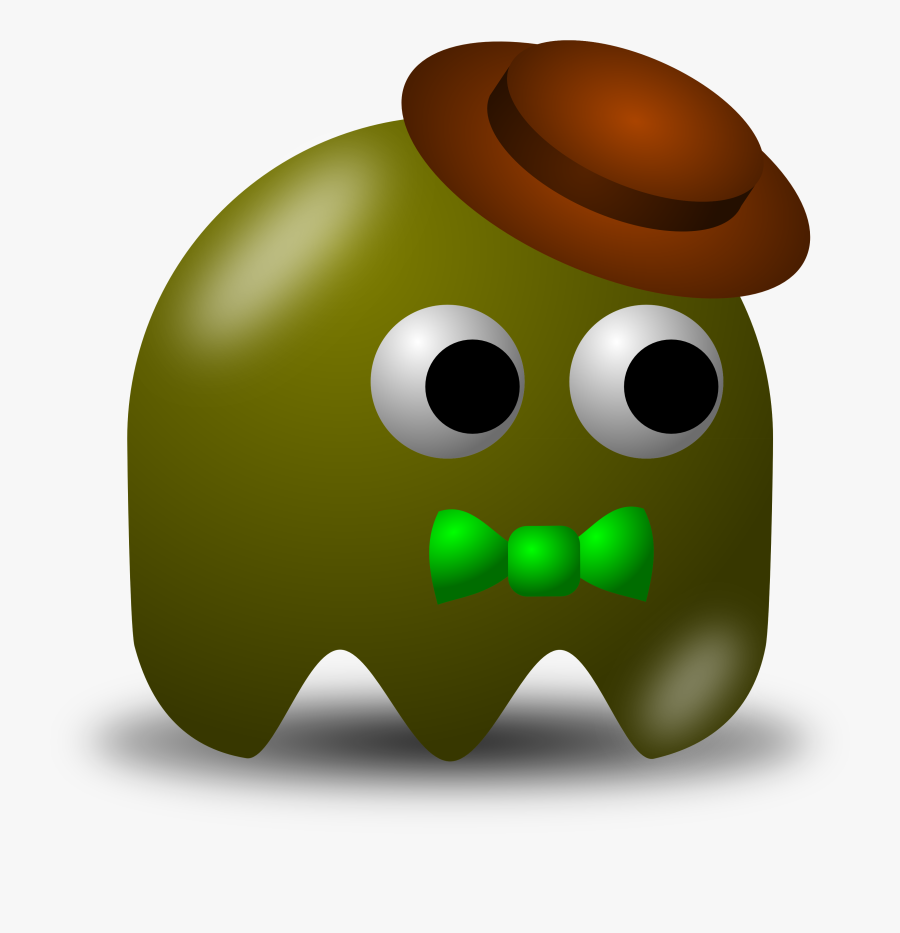 Pac Man Computer Free - Brown Pac Man Ghost, Transparent Clipart