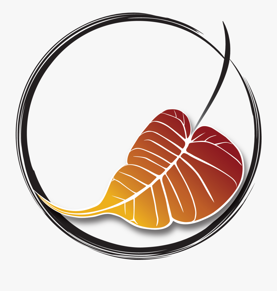 What Is Bodhi - Bodhi Tree Leaf Drawing, Transparent Clipart
