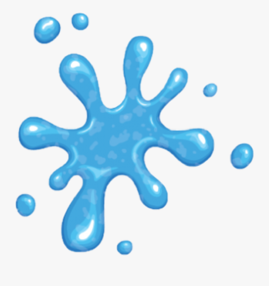 #water #drop #blue #slime #slimeart #snow #cool #art - Imagem De Slime Em Png, Transparent Clipart