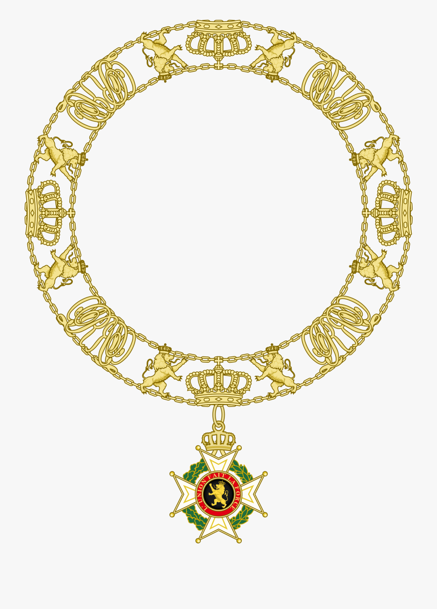 File Order Of Leopold Belgium Heraldry Wikimedia - Uconn Saa, Transparent Clipart