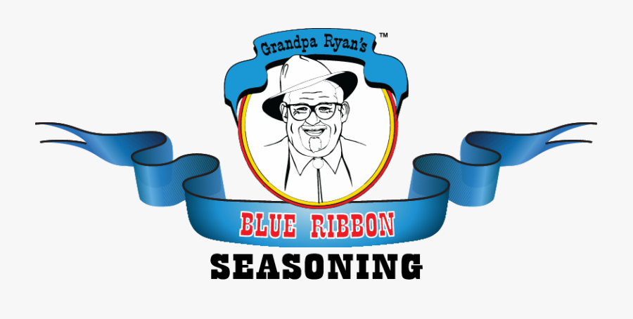 Grandpa Ryan"s Blue Ribbon Seasoning, Transparent Clipart