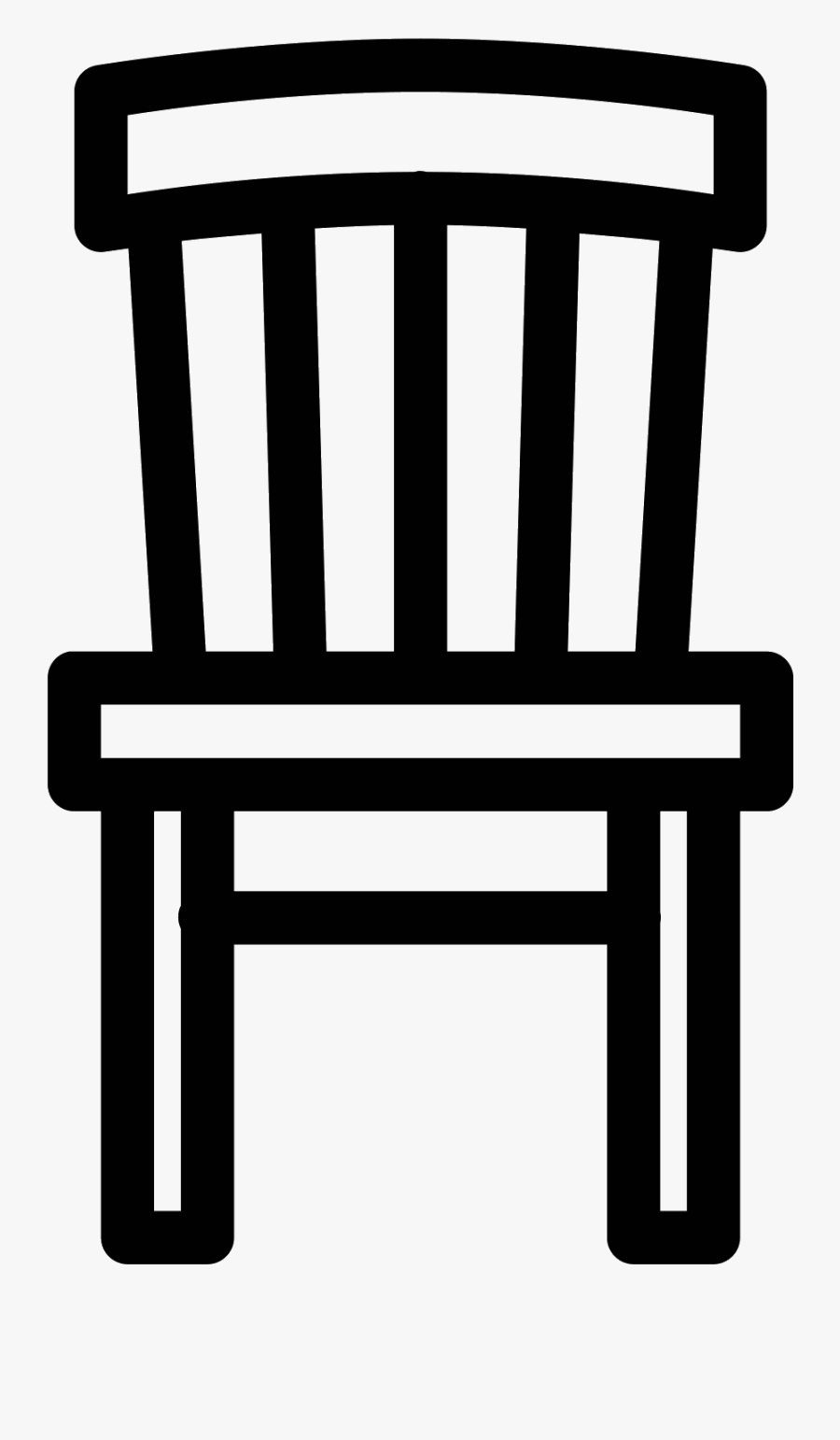 Chair Clipart Top View - Chair Icon Png, Transparent Clipart