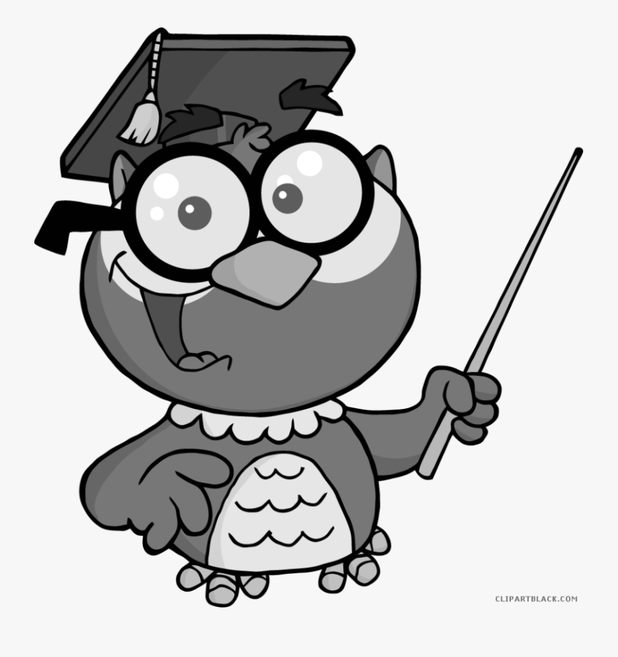 Png Transparent Library Clipartblack Com Animal Free - Owl Teacher Cartoon Png, Transparent Clipart