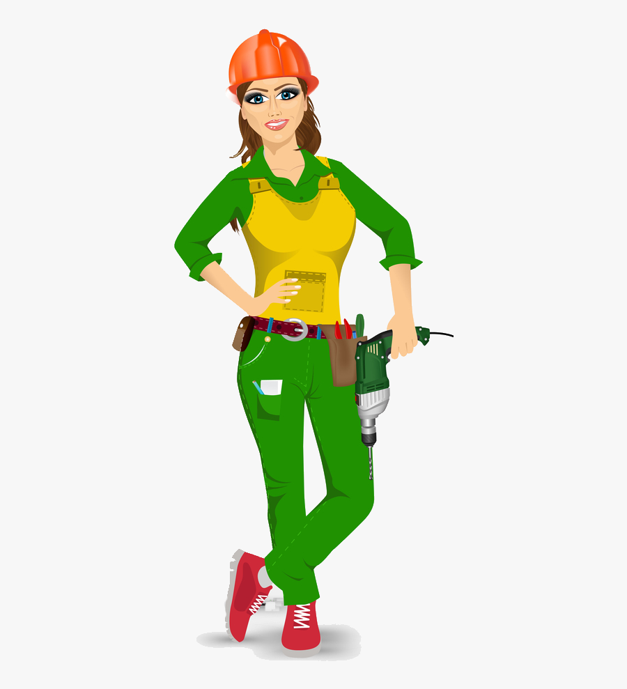 Handyman Clipart Female Handy Woman Clipart Free Transparent Clipart Clipartkey