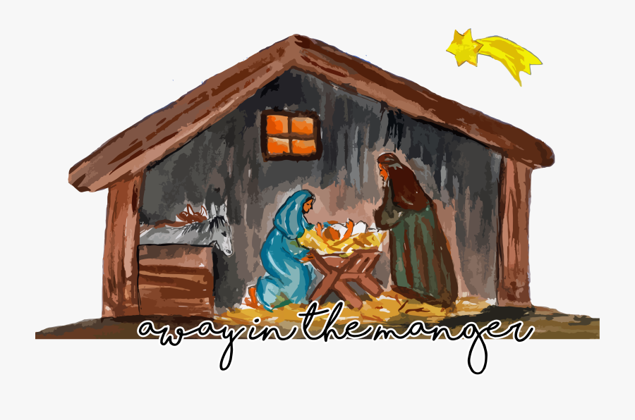 Clip Art Picture Of A Manger - Christmas Day, Transparent Clipart