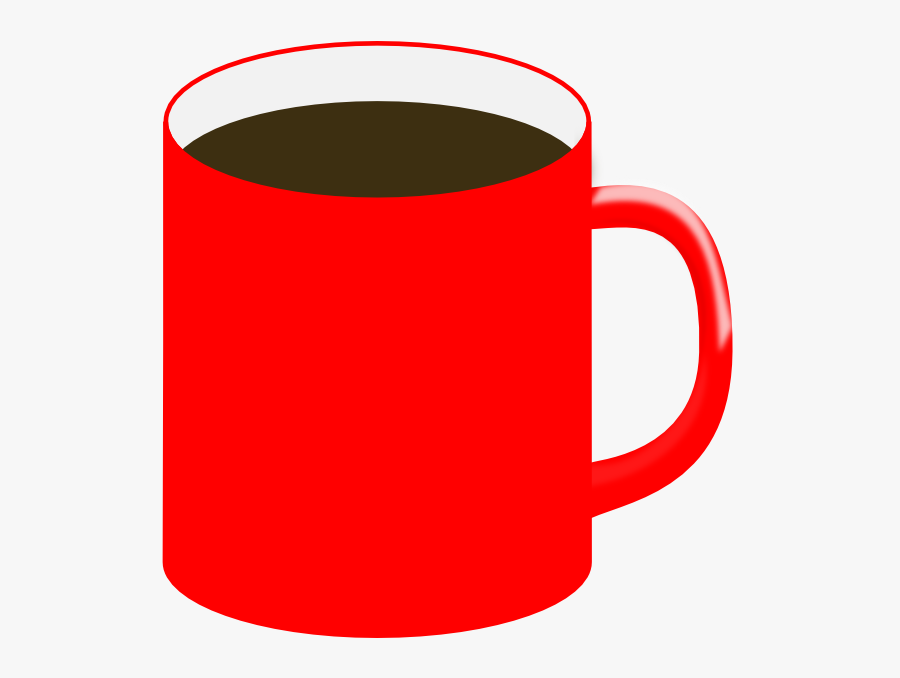 Red Mug, Brown Liquid Svg Clip Arts - Liquid Cliparts, Transparent Clipart