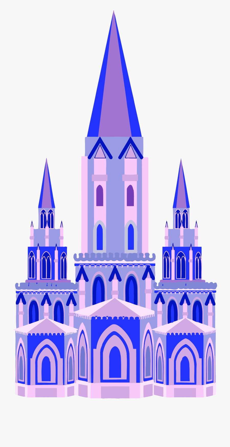 Fairytale Castle 4 Clip Arts - Castle Art Fairytale, Transparent Clipart