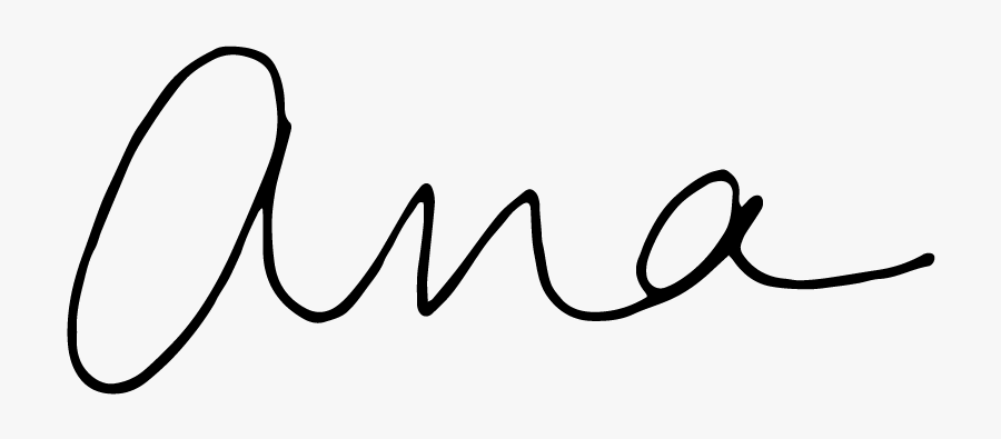 Ana - Calligraphy , Free Transparent Clipart - ClipartKey