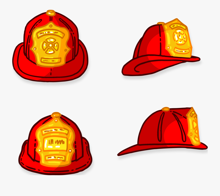 Baseball Cap Firefighter Clip Art - Firefighter Helmet Vector Free