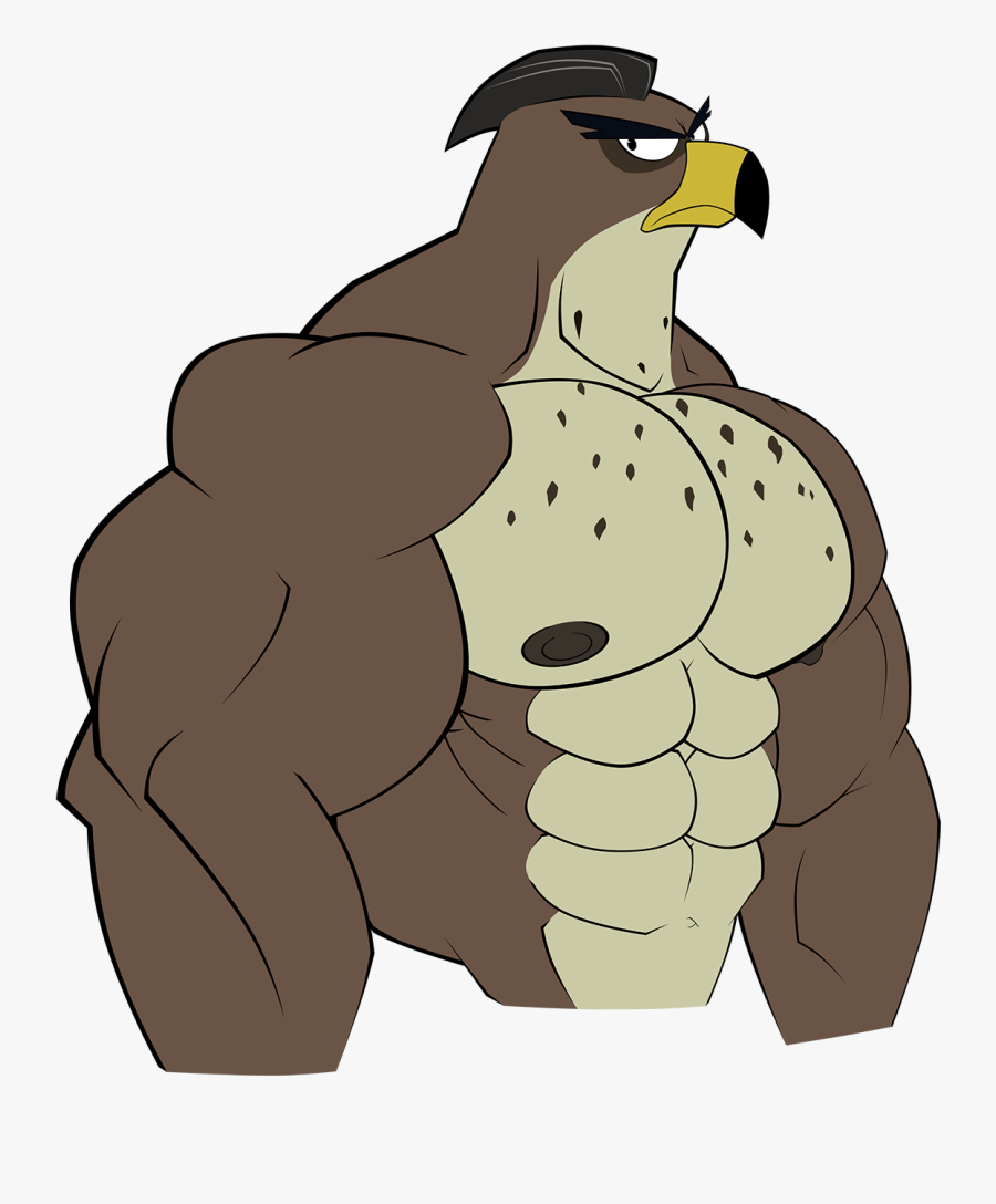 Falcon Graves - Muscle Falcon, Transparent Clipart