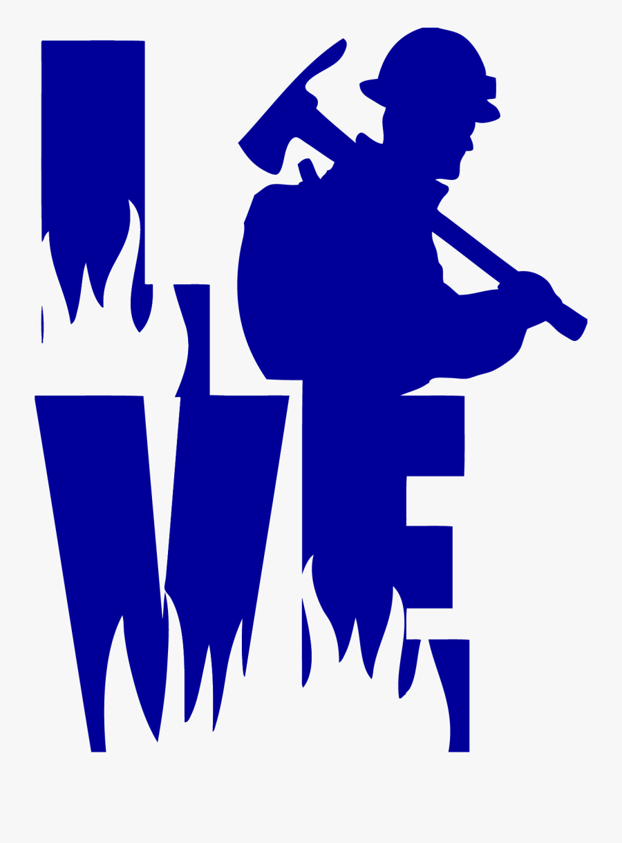 Love A Wildland Decal - Love Firefighter Decal , Free Transparent