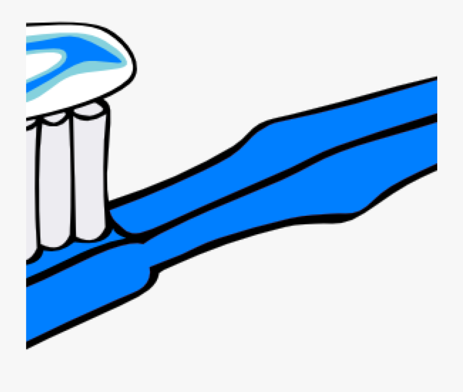 Tooth Brush Clipart Blue Toothbrush Clip Art At Clker, Transparent Clipart