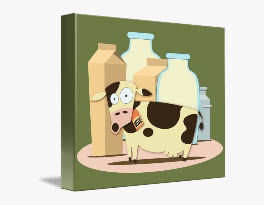 Dairy Clipart Milk Carton - Cartoon, Transparent Clipart