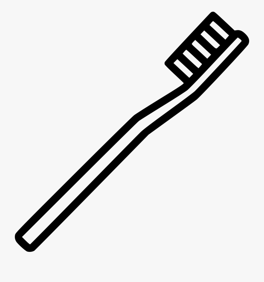 Toothbrush Png - Outline Image Of Toothbrush, Transparent Clipart