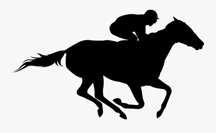 Clip Art Horse Racing The - Race Horse Silhouette Clip Art, Transparent Clipart