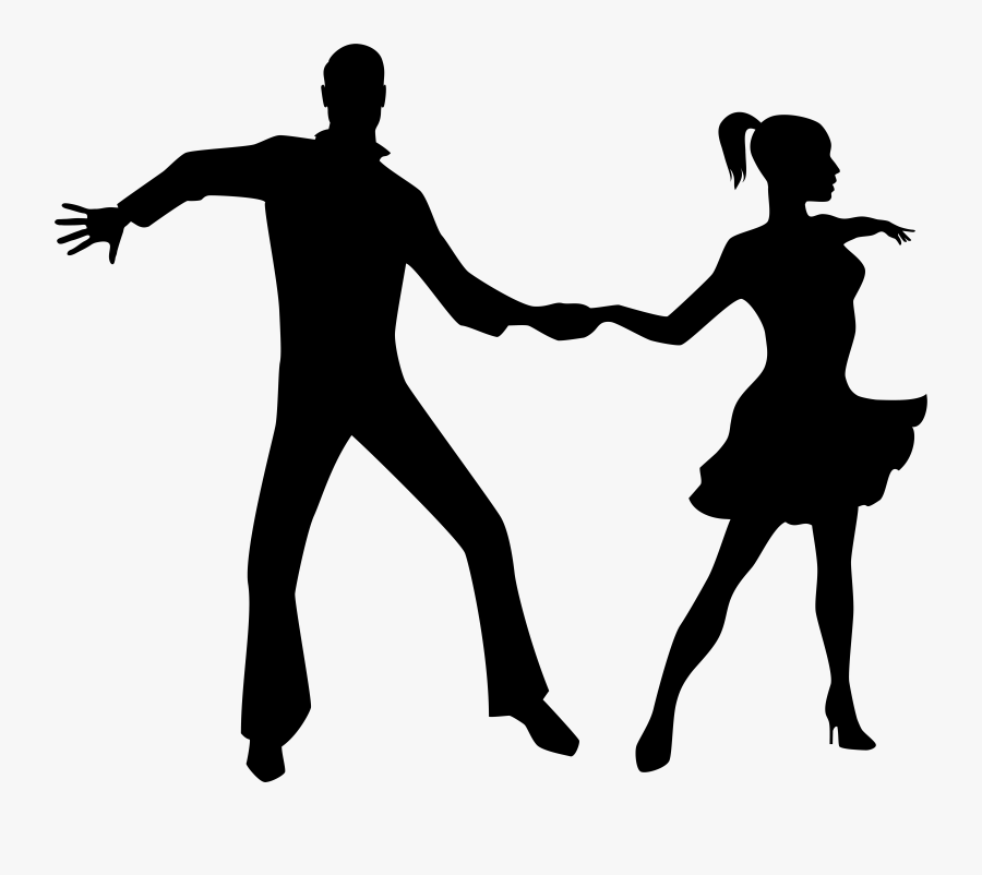 Dancing Couple Silhouette Png Transparent Clip Art , Free Transparent ...