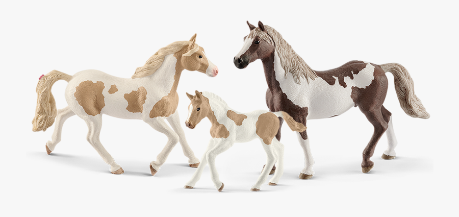 2019 Schleich Horses , Transparent Cartoons - Schleich Pinto Horse Mare, Transparent Clipart