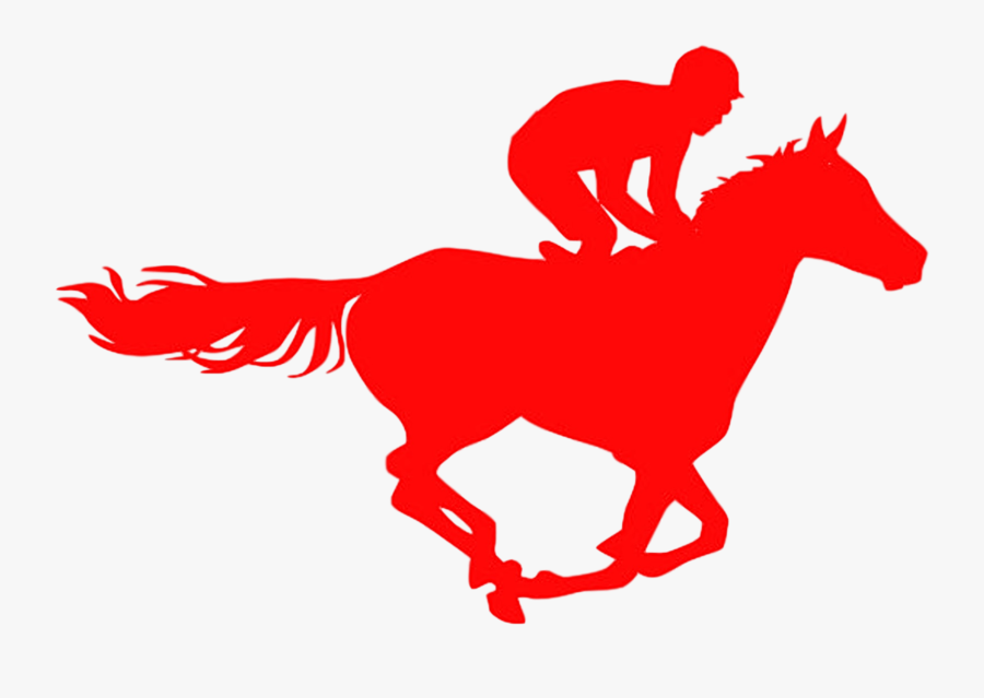 Racing Jockey And Horse Silhouette , Free Transparent Clipart - ClipartKey