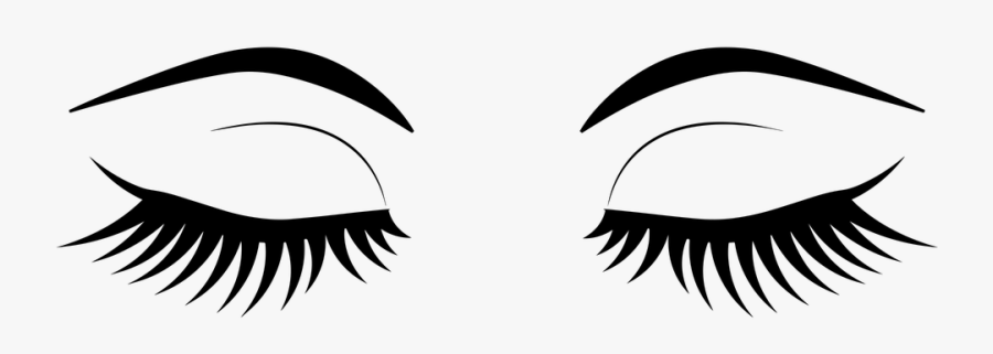 Download Closed Women Eyes Eyelashes Eyebrow Eye Face Human Eyebrow And Eyelash Svg Free Transparent Clipart Clipartkey