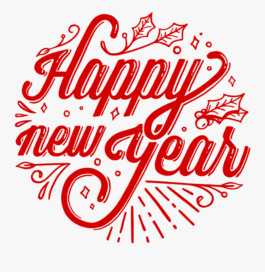 Happy New Year Png, Transparent Clipart