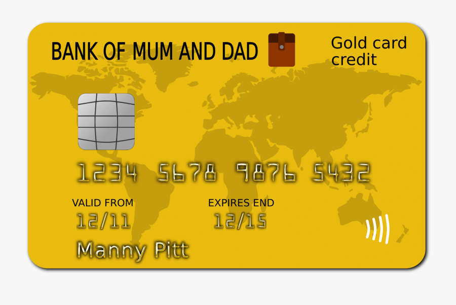 Banner Transparent Stock Card Clip Art Free - Bank Of Mum And Dad Card Manny, Transparent Clipart