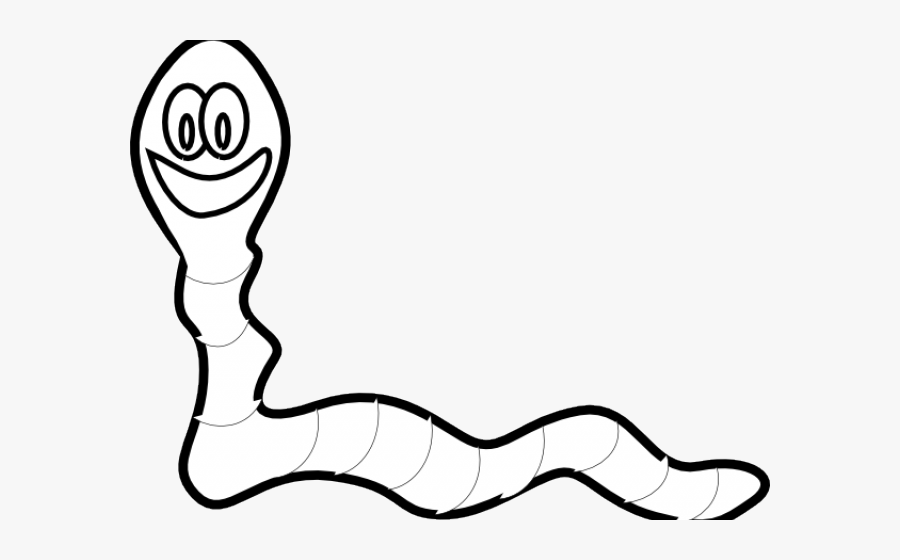 Gummy Worm Clipart Black And White, Transparent Clipart