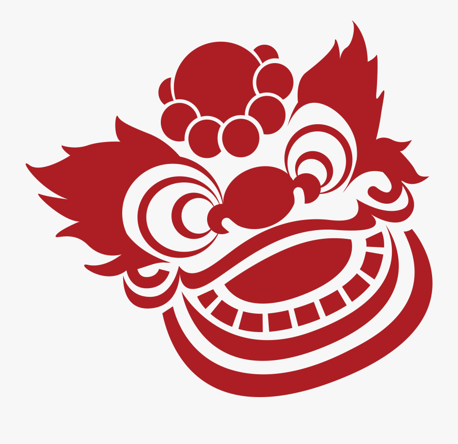 Transparent Lion Head Png - Chinese New Year Icon, Transparent Clipart