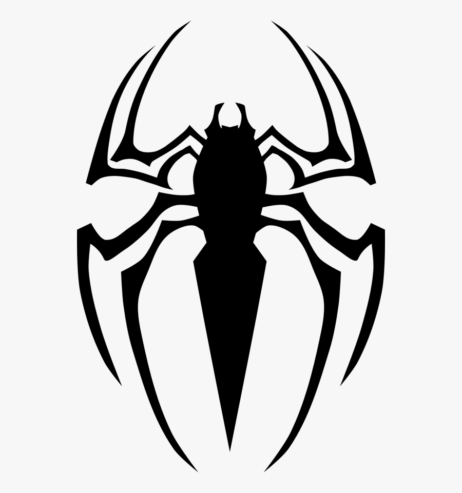 Spiderman Logo Clipart - Spiderman Logo Transparent Background, Transparent Clipart
