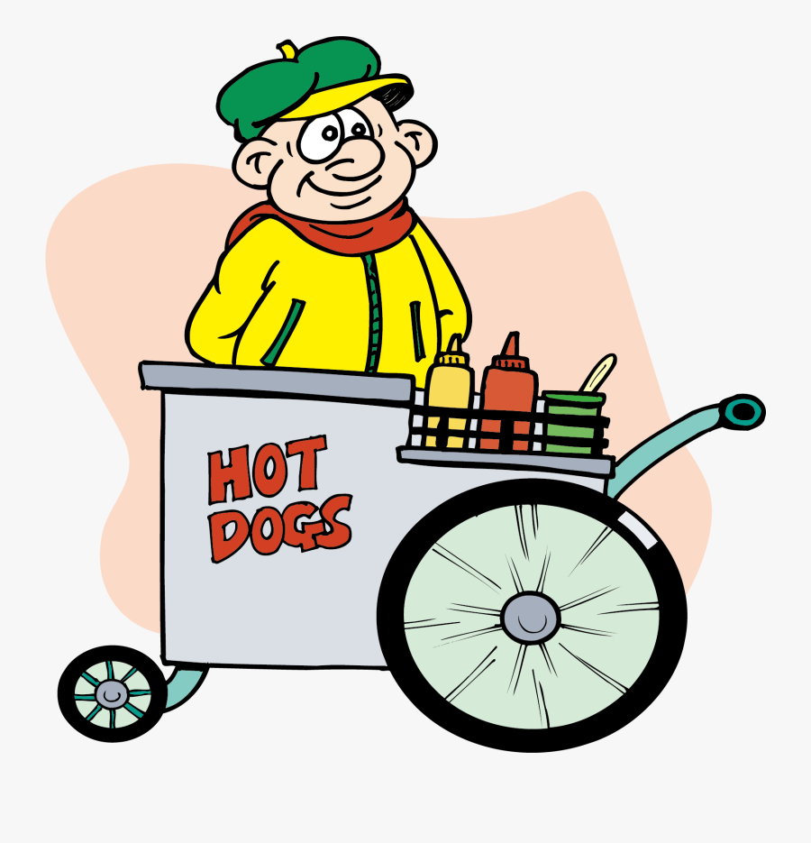 Hot Dog Cart Street Food Hot Dog Stand Clip Art - Hot Dog Stand Clipart, Transparent Clipart