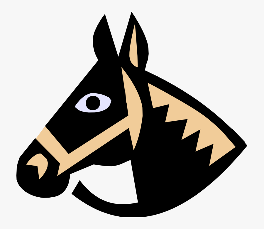Vector Illustration Of Equine Equestrian Quadruped - Visual Basic Drag And Drop, Transparent Clipart