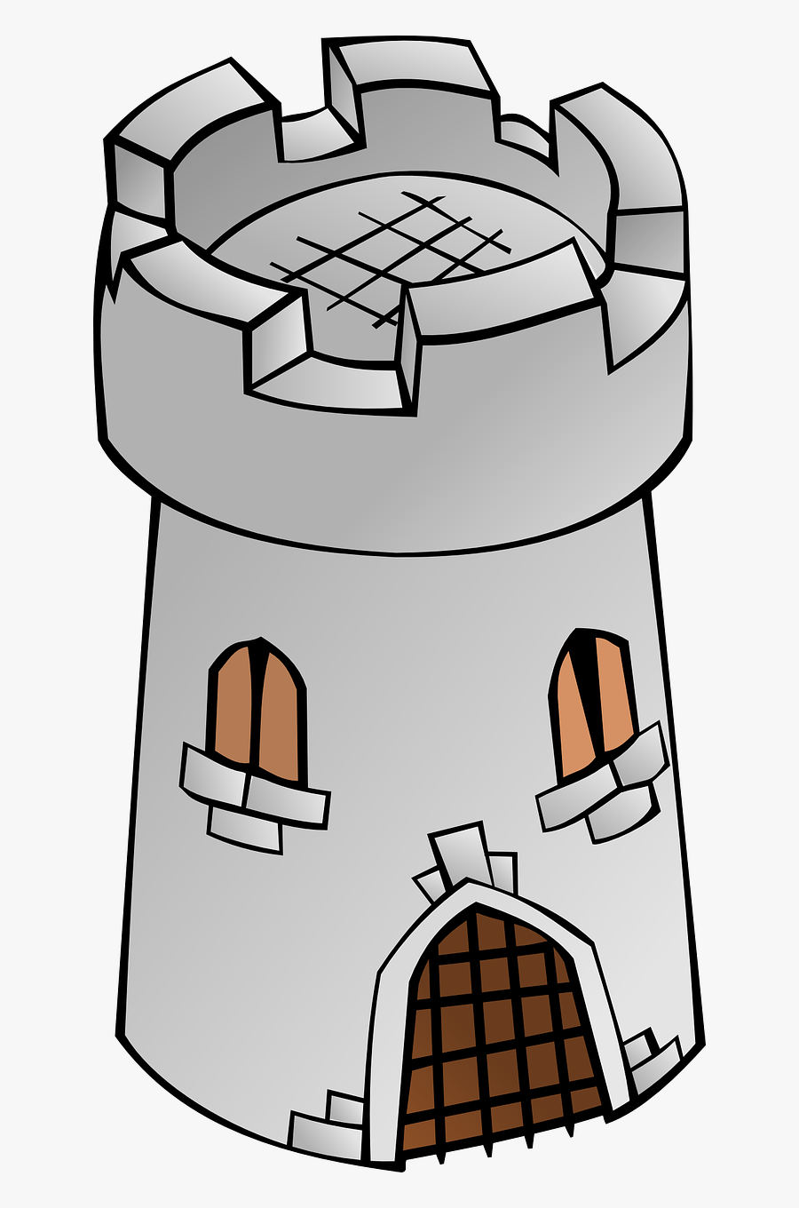 Castle, Tower, Fortress, Castle, Old - Tower Clip Art, Transparent Clipart