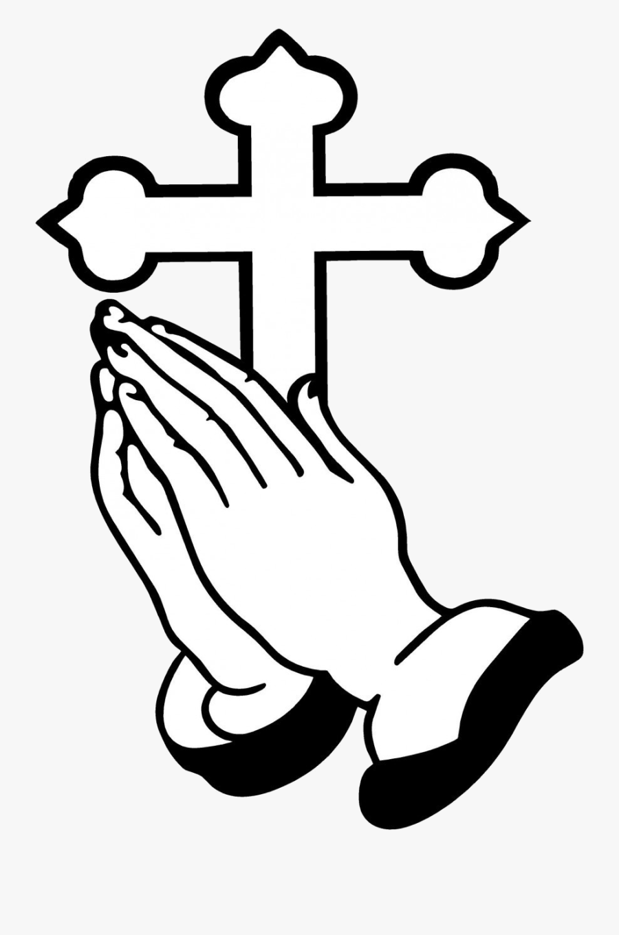 Praying Hands Christian Clip Art Ideas And Designs - Clip Art Prayer Hand, Transparent Clipart