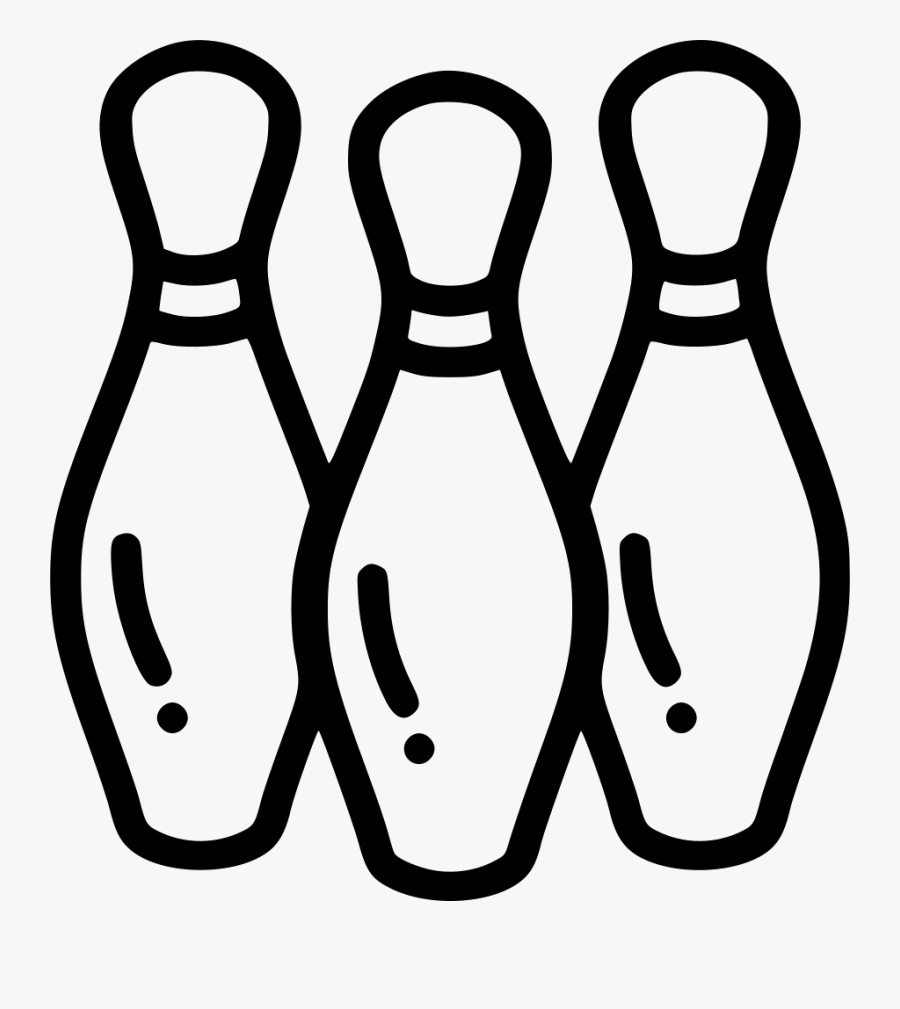 Bowl Bowling Pin Tenpin Pins - Bowling, Transparent Clipart