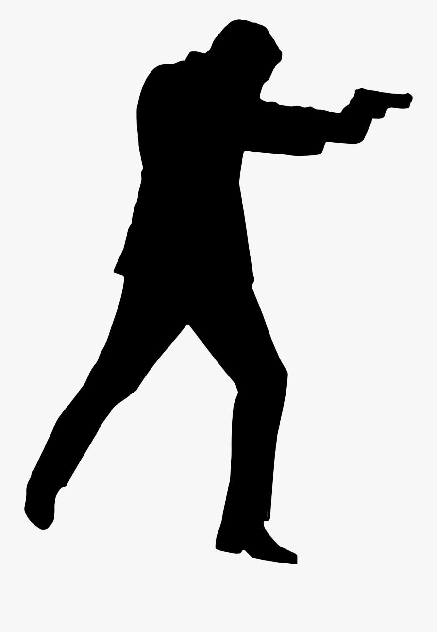 Spy Silhouette, Transparent Clipart