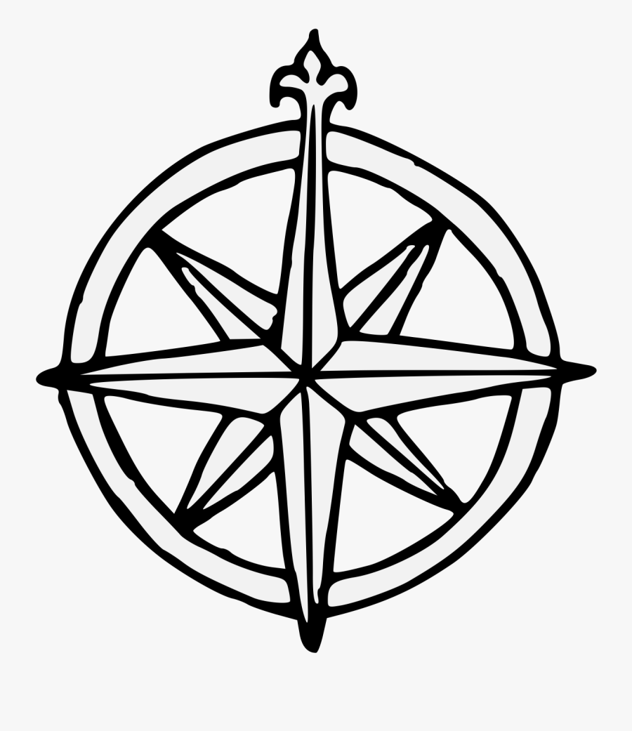 Compass Rose, Transparent Clipart