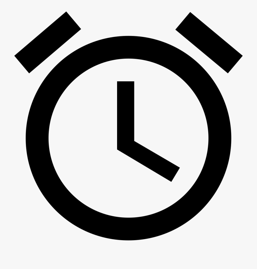 Android Alarm Clock Svg Png Icon Free Download - 8 Bit Grayscale Png, Transparent Clipart