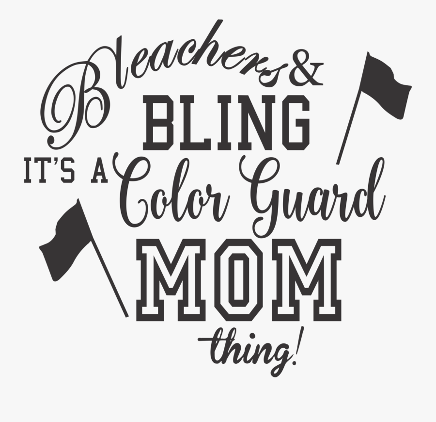Color Guard Mom Clip Art, Transparent Clipart