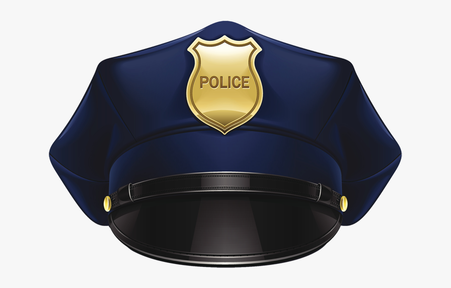 Transparent Police Shield Png - Police Officer Hat Clipart, Transparent Clipart
