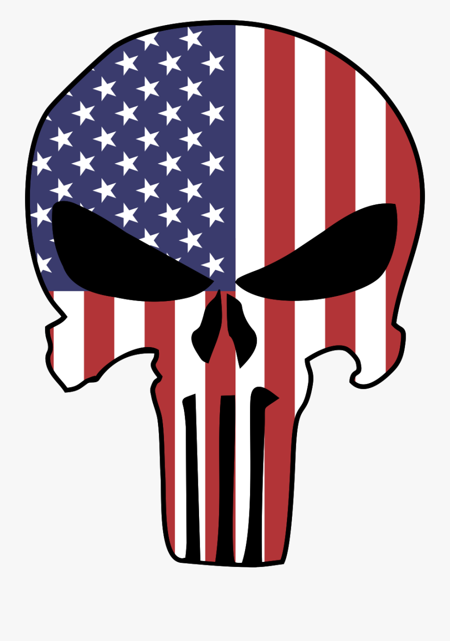Download Punisher Logo American Flag , Free Transparent Clipart ...